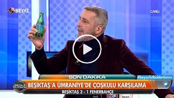 Abdülkerim Dumraz yayını soda içerek açtı