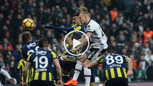 Beşiktaş - Fenerbahçe maçından kareler