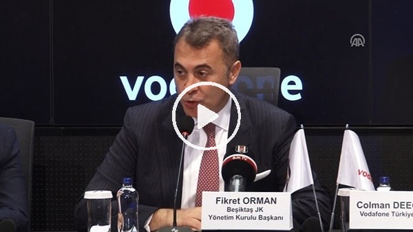 Fikret Orman, "Vodafone Geleceğin KaraKartalı" projesini anlattı