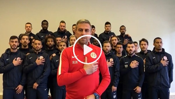 Antalyaspor'dan Afrin'de görevli uzman çavuşa forma