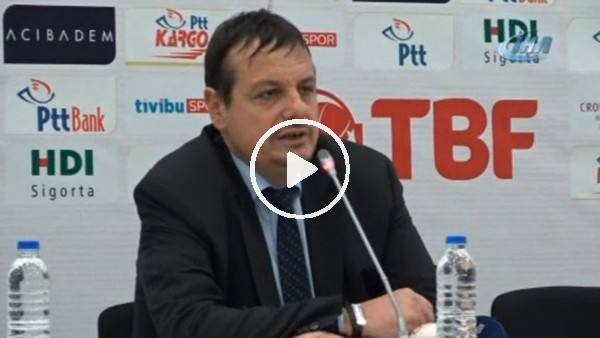 Ergin Ataman: "Oyunun hakimiyeti son ana kadar bizdeydi"