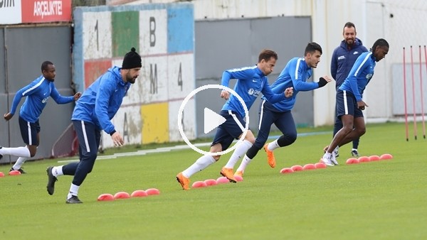 Trabzonspor, Aytemiz Alanyaspor maçı hazırlıklarını sürdürdü