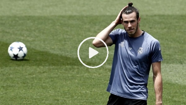 Gareth Bale antrenmanda klasını konuşturdu