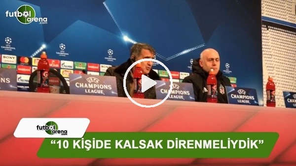Şenol Güneş: "10 kişi de kalsak direnmeliydik"