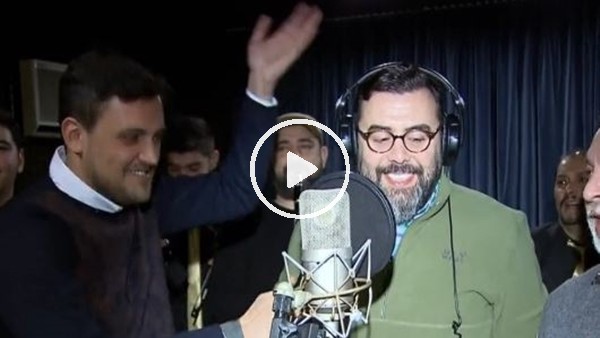 Emre Bol iddiayı kaybedince Beşiktaş Marşı söyledi!