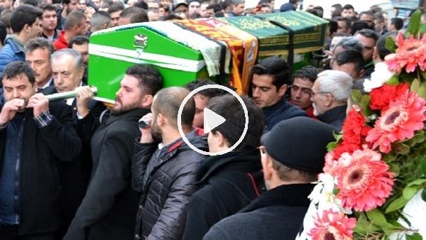 Mustafa Cengiz silahlı saldırıda ölen taraftarın tabutunu omuzladı