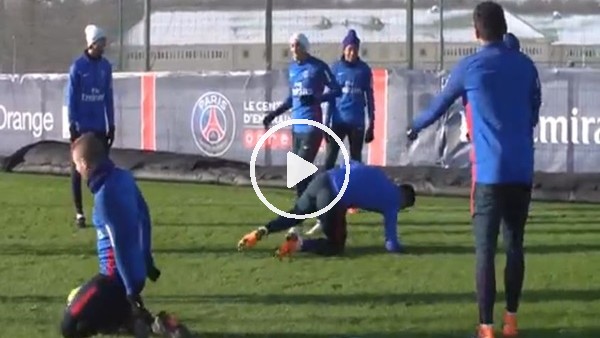 Berchiche, antrenmanda kötü düştü!