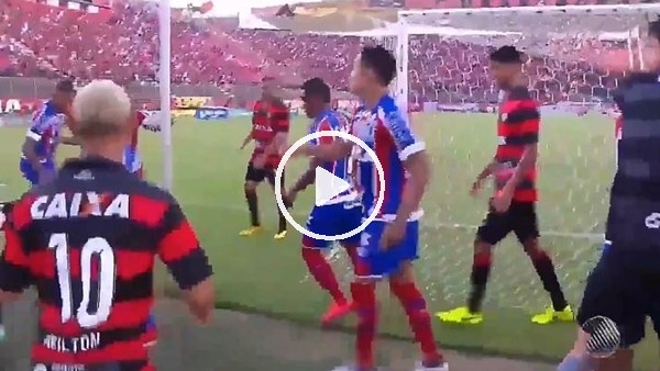 Brezilya'da 7 kırmızı kartlık maç!