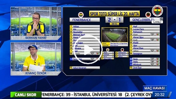 Milinkovic'in golünde FB TV'de isyan!