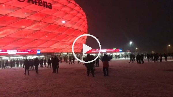 Bayern Münih - Beşiktaş maçı öncesi stat çevresi