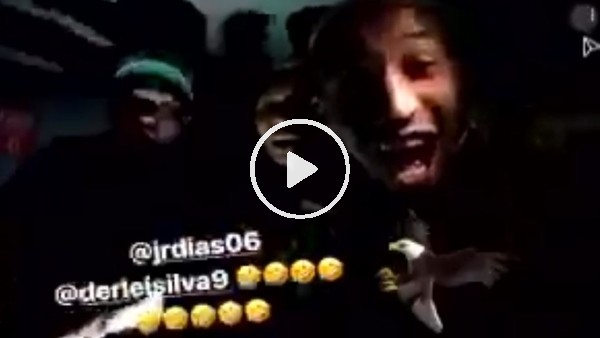 Talisca, Fenerbahçe derbisinn galibiyetini böyle kutladı.