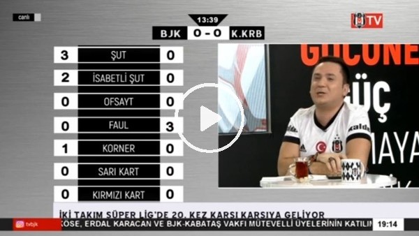 Pepe'nin Karabükspor'a attığı golde BJK TV!