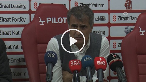 Şenol Güneş: "Kimseye kastım veya kötü niyetim yok"