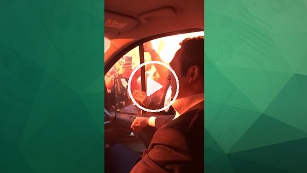 Ali Koç tezahüratlarla kaşılandı