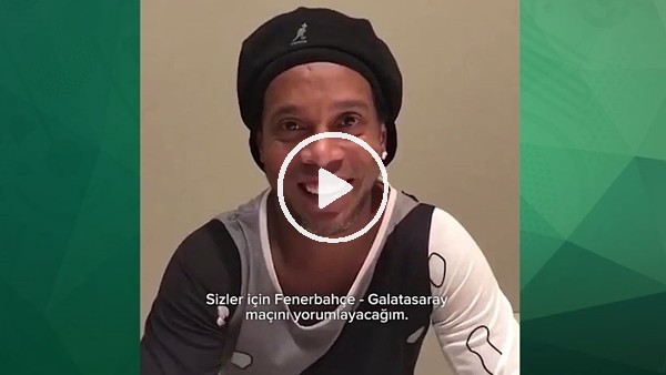 Ronaldinho'dan derbi tahmini!