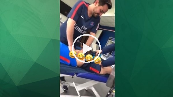 Takım arkadaşından Verratti'ye kötü şaka