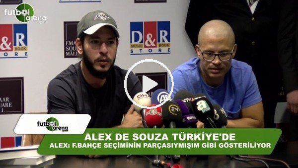 Alex de Souza üzerinde neden taktik yazan tişörtle geldi?