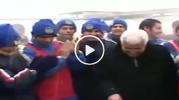 Ankaragücü'nde komik doğum günü kutlaması