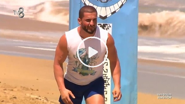 Survivor'da Mustafa Kemal'in ilk yarışı 