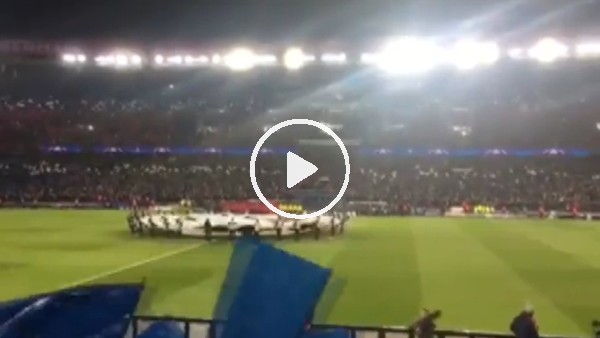 PSG - Real maçına damga vuran koreografi!