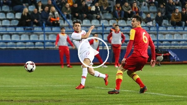 Cengiz Ünder'in Karadağ'a attığı gol