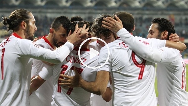 Karadağ 2-2 Türkiye (Maç özeti ve golleri)