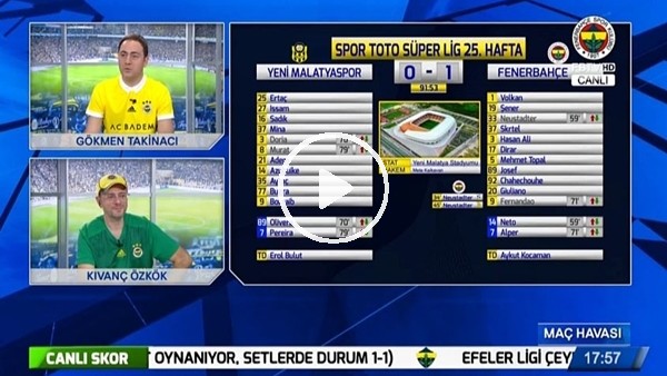 Giuliano'nun Yeni Malatyaspor'a attığı golde FB TV!