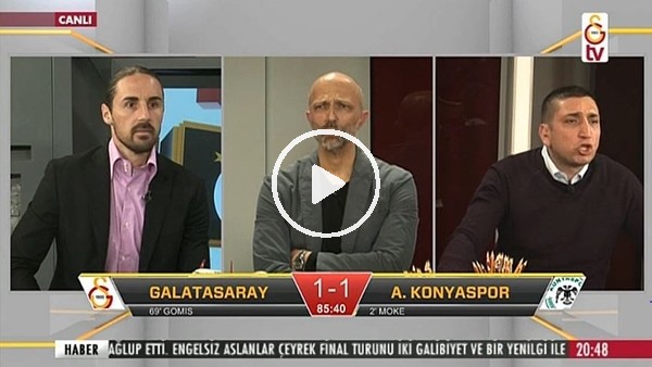 Sinan Gümüş'ün Konyaspor'a attığı golde GS TV!