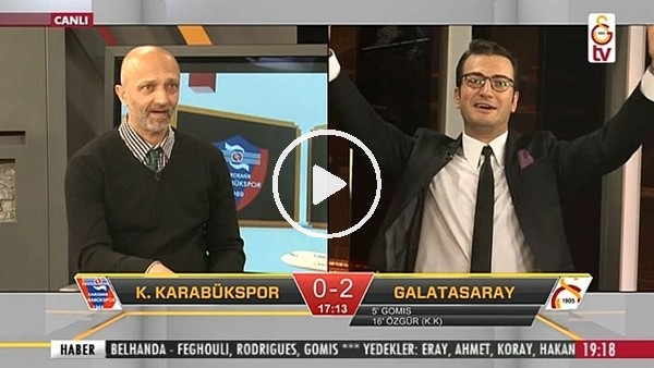 Art arda gelen goller GS TV spikerlerini coşturdu!