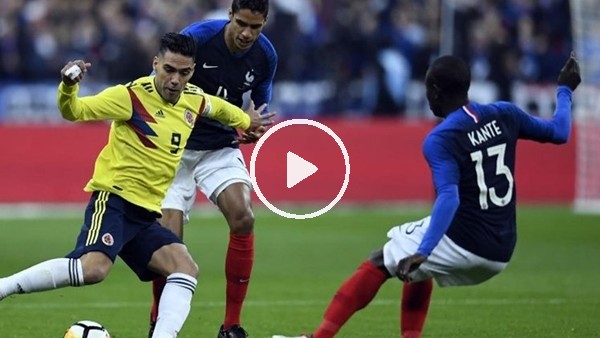 Fransa 2-3 Kolombiya (Maç özeti ve golleri)