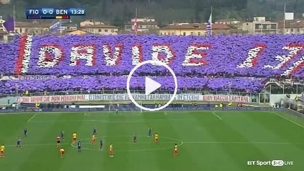 Davide Astori için muhteşem koreografi