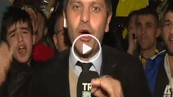 TRTSpor spikerinin canlı yayında zor anları