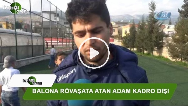 Balona rövaşata atan Gülbey Türkücü kadro dışı