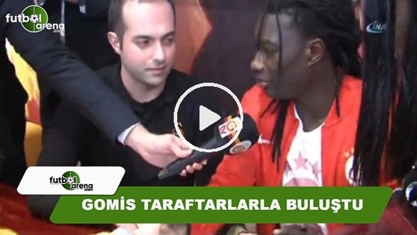 Gomis taraftarlarla buluştu