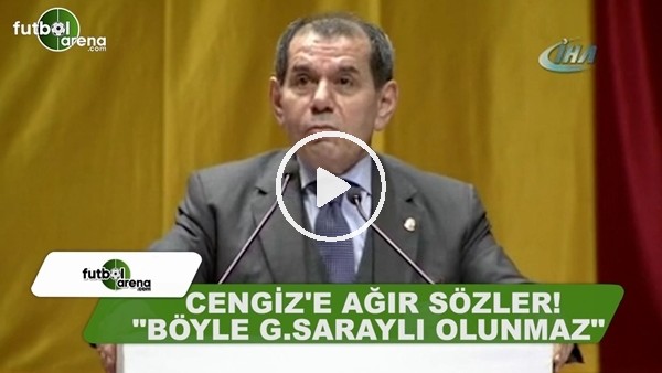 Dursun Özbek'ten Mustafa Cengiz'e ağır sözler: "Böyle Galatasaraylı olunmaz"