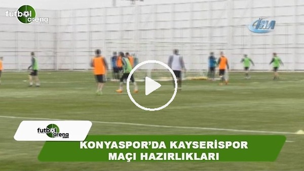 Atiker Konyaspor, Kayserispor maçı hazırlıklarını sürdürdü