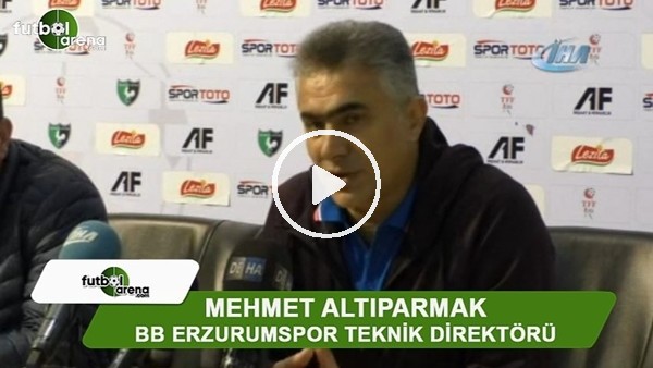 Mehmet Altıparmak: "En kötüsü çalıştığımız golleri yememiz oldu"