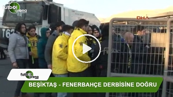 Fenerbahçeli taraftarlar Vodafone Park'a ulaştı