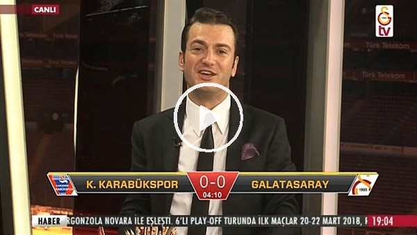 Gomis'in Karabükspor'a attığı golde GS TV!