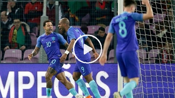 Ryan Babel'in Portekiz'e attığı gol