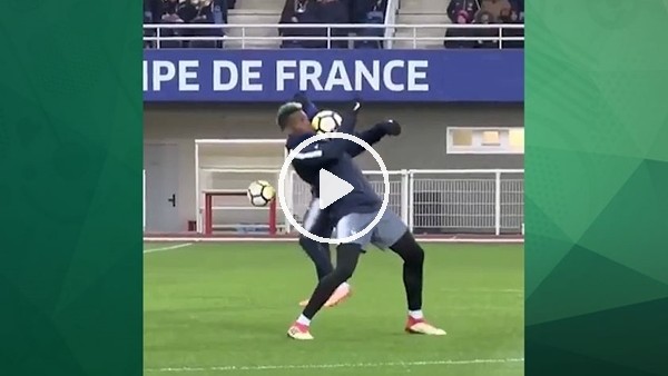 Paul Pogba antrenmanda kalitesini konuşturdu