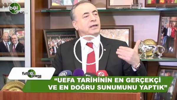 Mustafa Cengiz: "UEFA tarihinin en gerçekçi ve en doğru sunumunu yaptık"