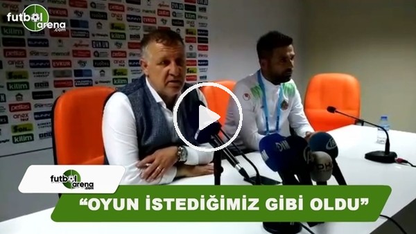 Mesut Bakkal: "Oyun istediğimiz gibi oldu"