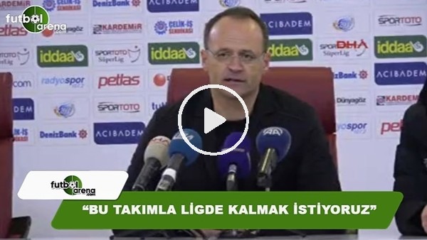 İrfan Buz: "Bu takımla ligde kalmak istiyoruz"