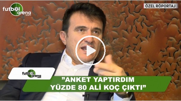 Hulusi Belgü: "Anket yaptırdım yüzde 80 Ali Koç çıktı"