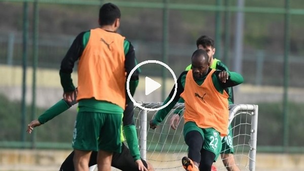 Bursaspor'da neşeli antrenman