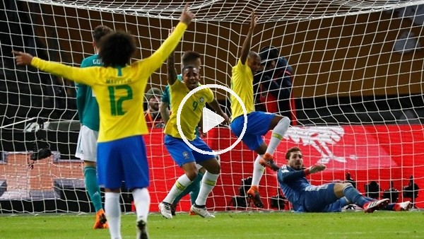 Almanya 0-1 Brezilya (Maç özeti ve golü)