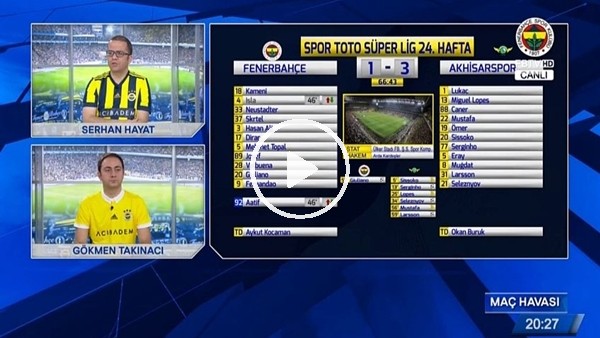 Aatif Chahechouhe'nun Akhisarspor'a attığı golde FB TV!