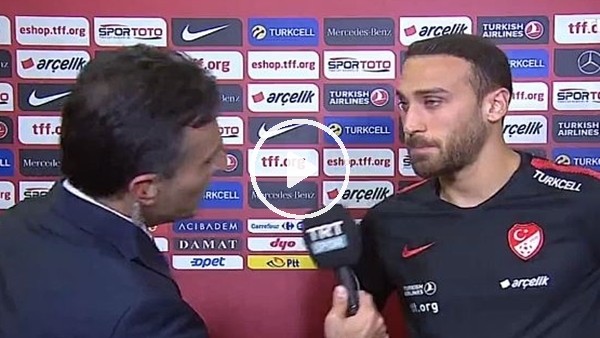Cenk Tosun'un İrlanda Cumhuriyeti maçı sonrası açıklamaları