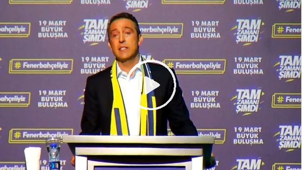 Ali Koç'tan Aziz Yıldırım'a cevap